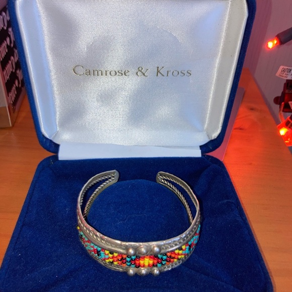 Native American Cuff Bracelet | Camrose and Kross | Vintage | Jewelry - Picture 8 of 10